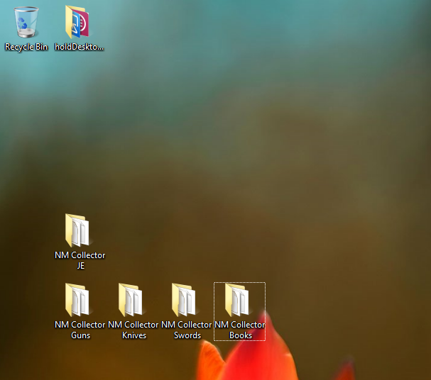 Desktop with multiple copies